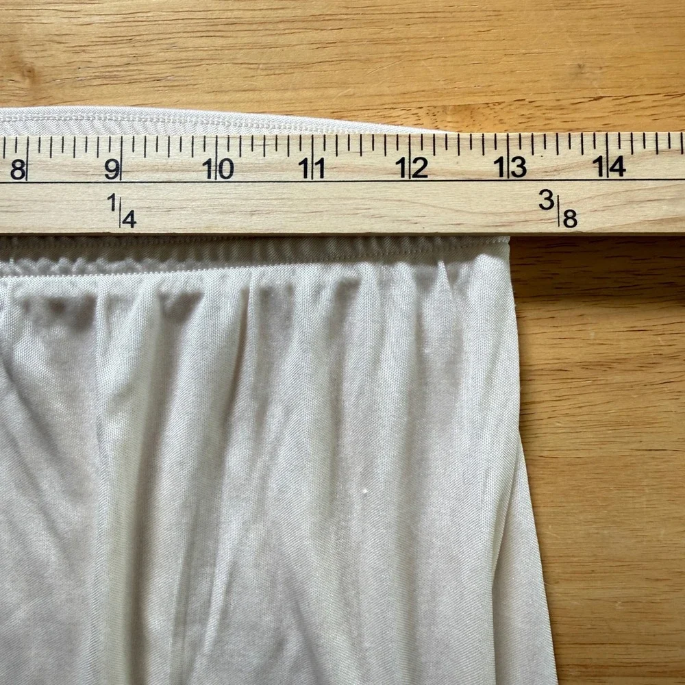 Lands‎ End Women M Cream 100% Silk Thermal Base Layer Long John Pants Gorpcore